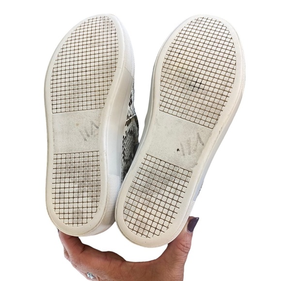 Steve Madden Women's Gills‎ Classic Slip-On Fashion Sneaker, Bone Snake 6.5 - Picture 10 of 10